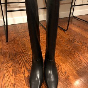 J. CREW-ROXIE KNEE-HIGH BOOTS IN LEATHER-SIZE 9-NEW
